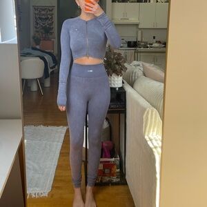 Bo + Tee Indigo Leggings Set - Size XS